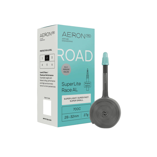 Chambre à Air AERON SuperLite Race Valve Alu Route 700x28-32mm