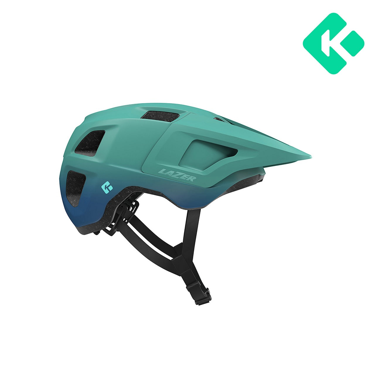 Capacete de BTT LAZER FINCH KINTEICORE Teal Matt