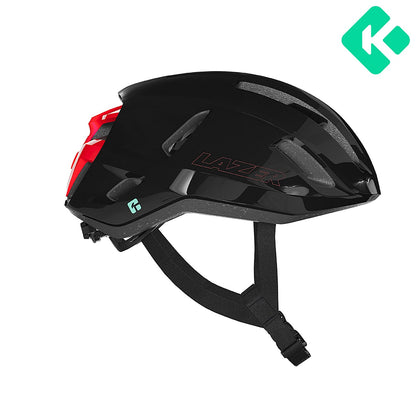 Capacete de Estrada LAZER SPHERE KINETICORE Preto/Vermelho