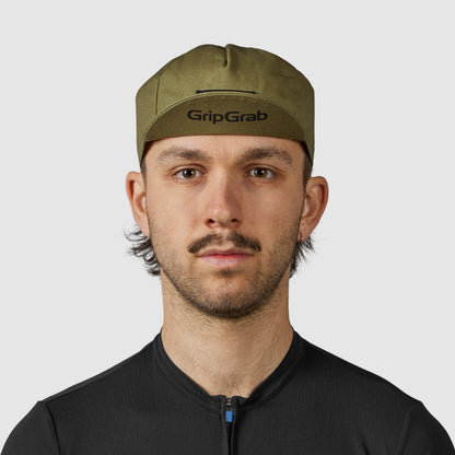 Boné de ciclismo GRIPGRAB CLASSIC COTTON verde-azeitona