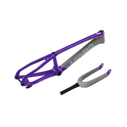 Kit Quadro/Garfo MEYBO HSX Carbono 2026 Violeta/Cinzento