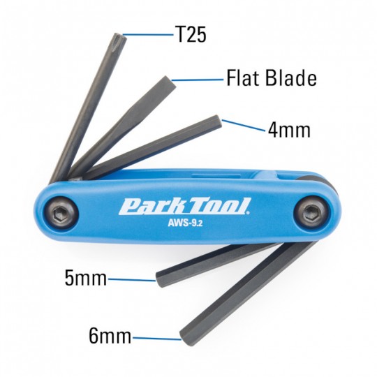 Multi-ferramenta PARK TOOL AWS-9.2 (5 ferramentas)