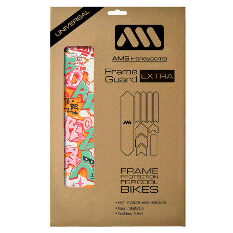 ALL MOUNTAIN STYLE EXTRA Protetor de quadro Born to Be Rider Vermelho