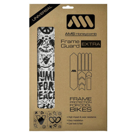 Bomba EXTRA ALL MOUNTAIN STYLE para o protetor de quadro Peace Preto