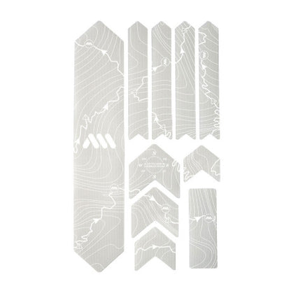 Proteção Adesiva para Quadro ALL MOUNTAIN STYLE EXTRA Tracks Branco