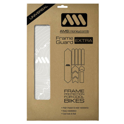 Proteção Adesiva para Quadro ALL MOUNTAIN STYLE EXTRA Tracks Branco