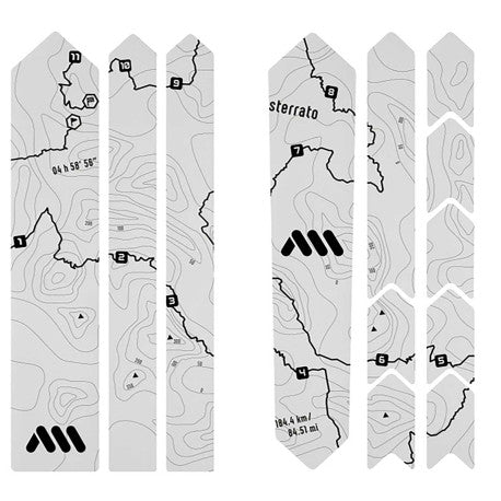Protetor de quadro adesivo para ALL MOUNTAIN STYLE EXTRA Gravel/Road Sterrato Preto