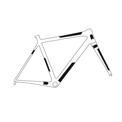 Proteção Adesiva para Quadro ALL MOUNTAIN STYLE EXTRA Gravel/Estrada Prata/Transparente