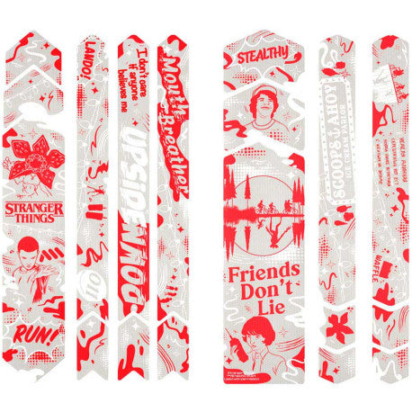 ALL MOUNTAIN STYLE FULL Protetor de moldura Stranger Things UpsideDown Branco