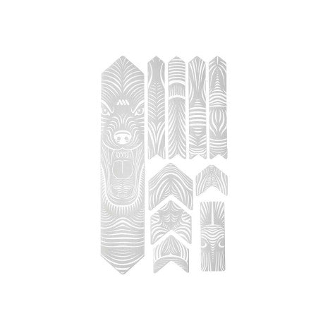 ALL MOUNTAIN STYLE EXTRA Bear Protetor de armação adesivo branco