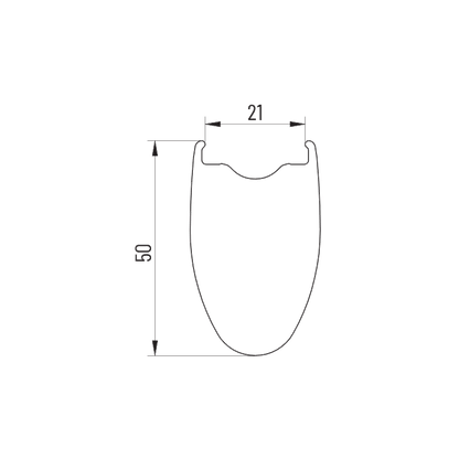 Par de Rodas MICHE KLEOS 50 DISC Tubeless Ready (Center Lock)