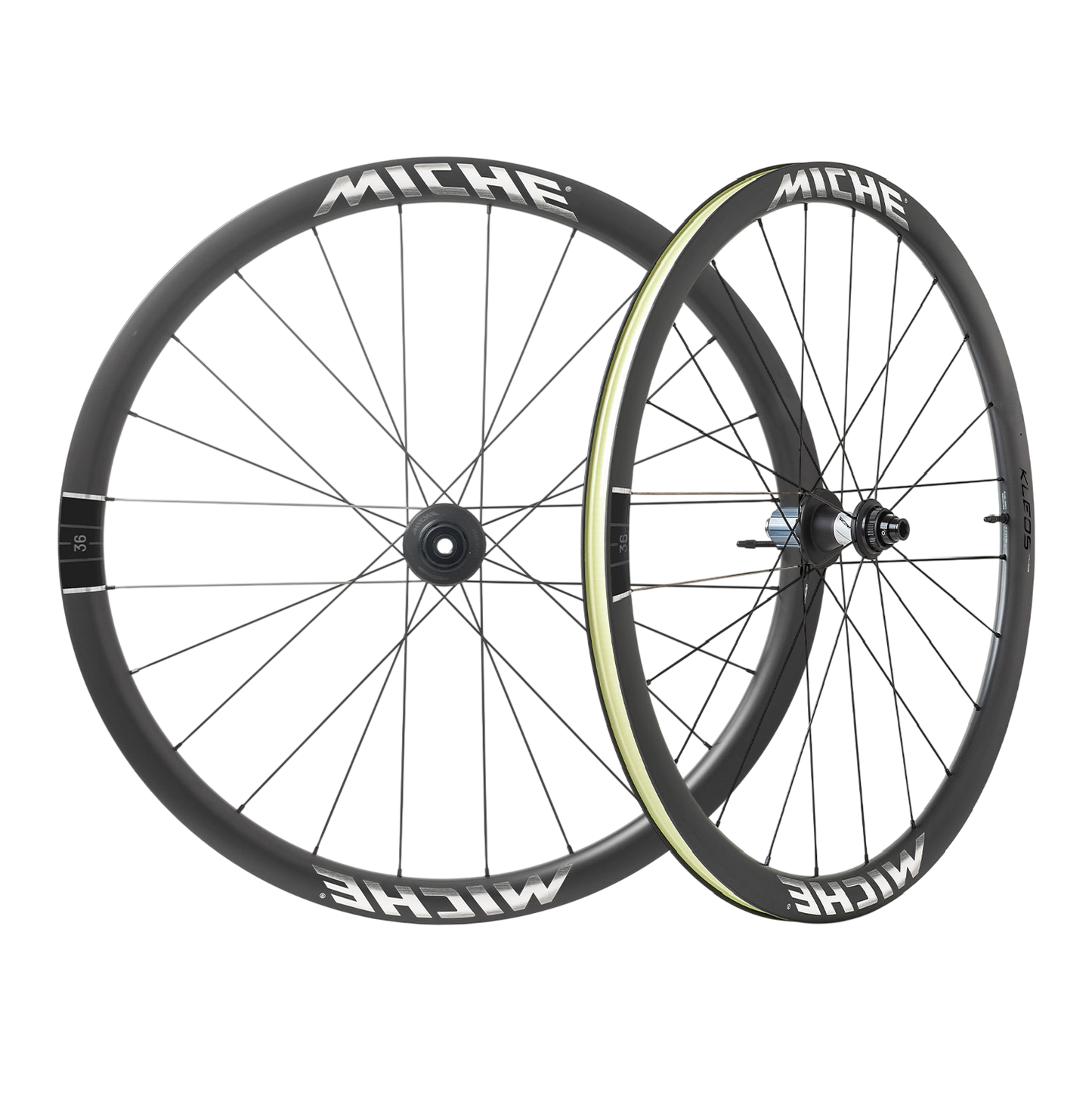 Par de rodas MICHE KLEOS RD DX36 Tubeless Ready (Center Lock) Team Edition