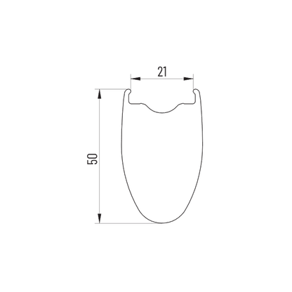 Par de Rodas MICHE KLEOS RD 50 Tubeless Ready (Center Lock)