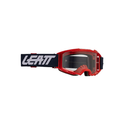 Máscara LEATT VIZION 3.5 Escudo vermelho transparente
