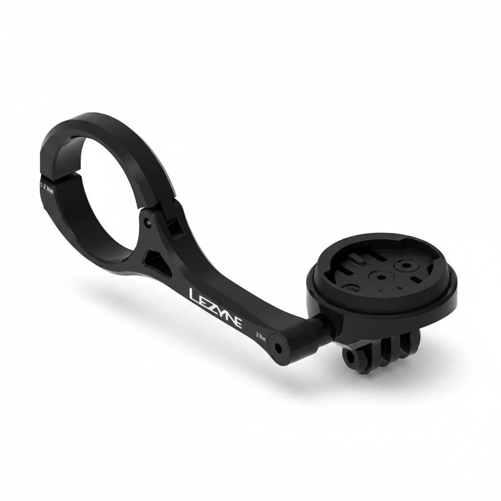 Suporte para guiador LEZYNE para GPS GARMIN/WAHOO/LEZYNE Preto