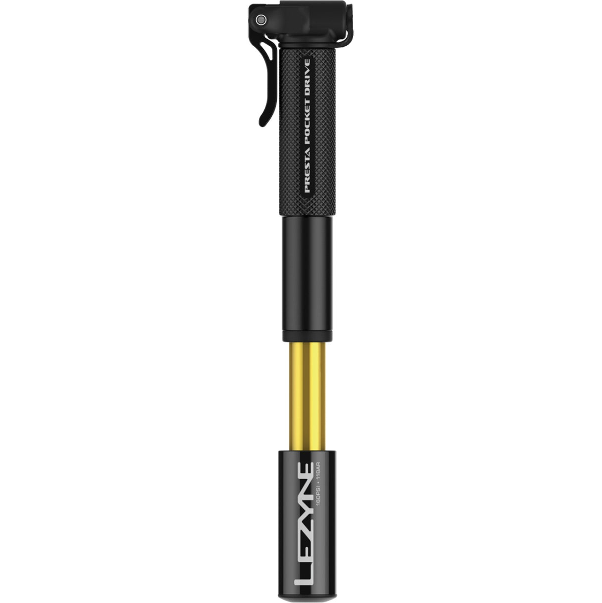 Bomba de mão LEZYNE PRESTA POCKET DRIVE preta