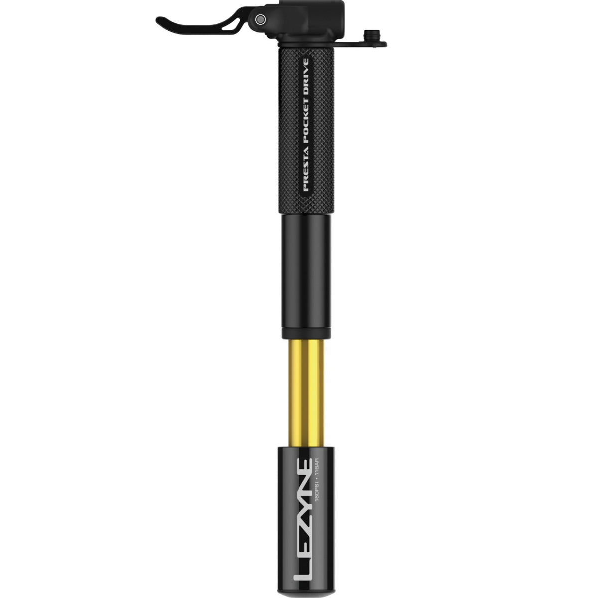 Bomba de mão LEZYNE PRESTA POCKET DRIVE preta