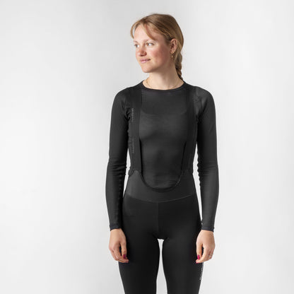 Camisola interior de manga comprida para mulher GRIPGRAB RIDE THERMAL preta