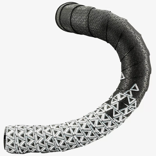 Fita para guiador DEDA LOOP + END-PLUG Preto/Prateado