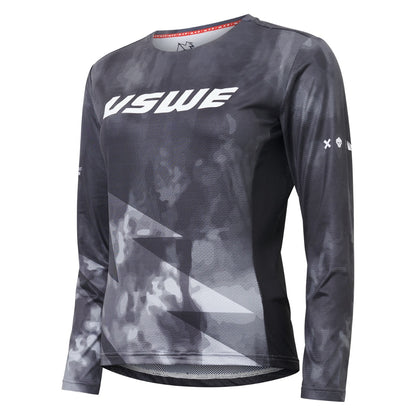 Maillot USWE LUFTIG MTB Mangas Compridas Mulher Preto