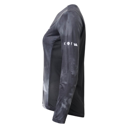 Maillot USWE LUFTIG MTB Mangas Compridas Mulher Preto