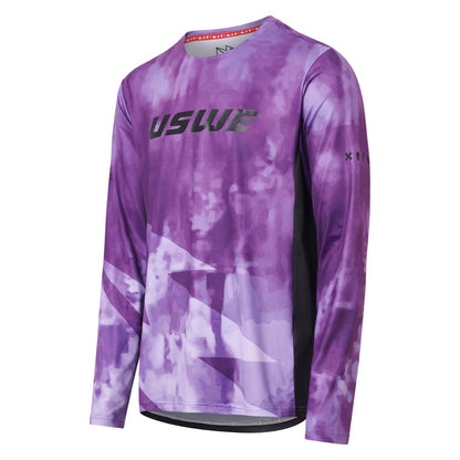 Maillot USWE LUFTIG MTB Mangas Compridas Violeta