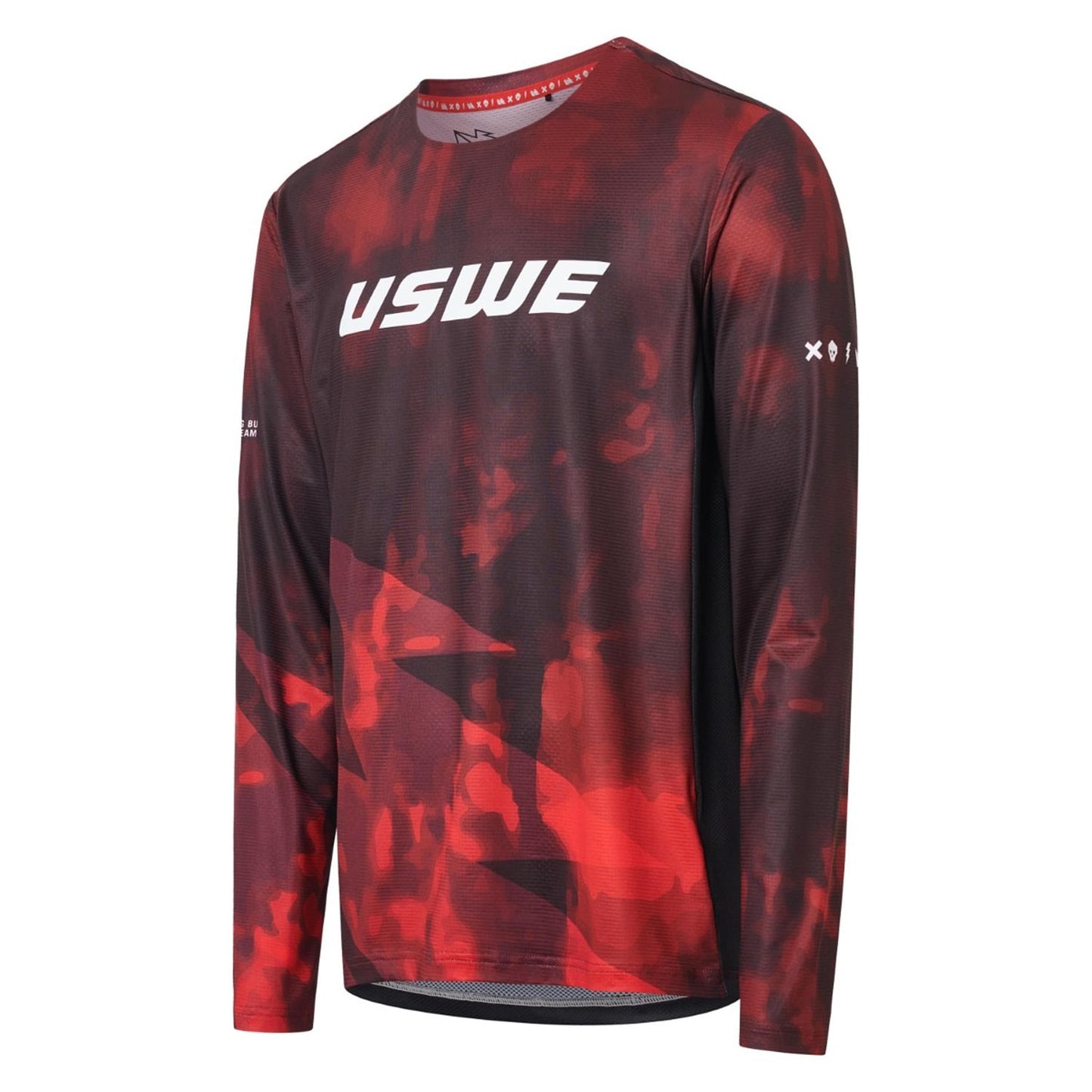 Camisola de manga comprida USWE LUFTIG MTB Vermelho