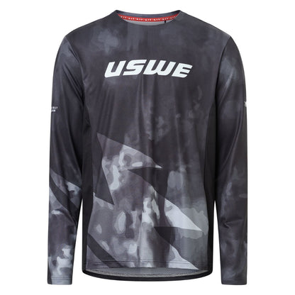 Maillot USWE LUFTIG MTB Mangas Compridas Preto