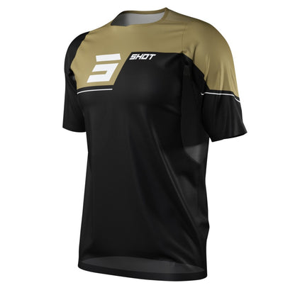 T-shirt SHOT Rogue Revolt Preto/Dourado