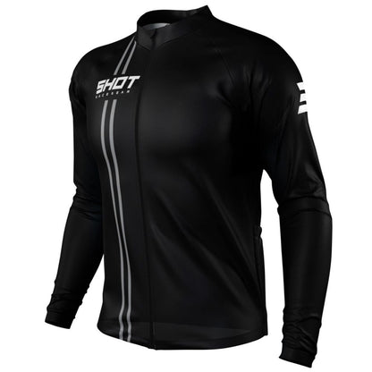 Camisola Mangas Compridas SHOT Unlimited Zip Preto