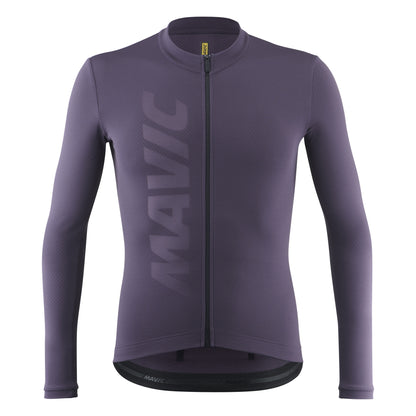 Camisola MAVIC AKSIUM THERMO de mangas compridas roxa