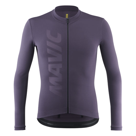 Camisola MAVIC AKSIUM THERMO de mangas compridas roxa