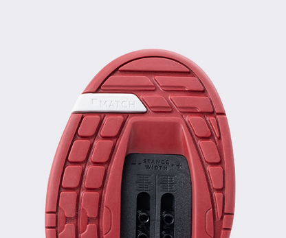 Sapatilhas BTT CRANKBROTHERS MALLET SPEED LACE CLIP CLASSICS EDITION Preto/Vermelho