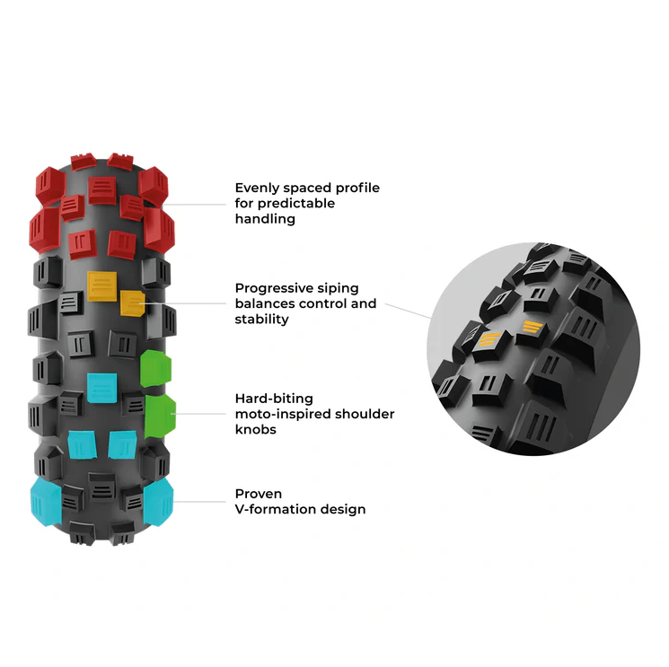 Pneu VITTORIA Martello 29x2.4 Trail Graphene 2.0 Tubeless Ready Soft Preto/Bege