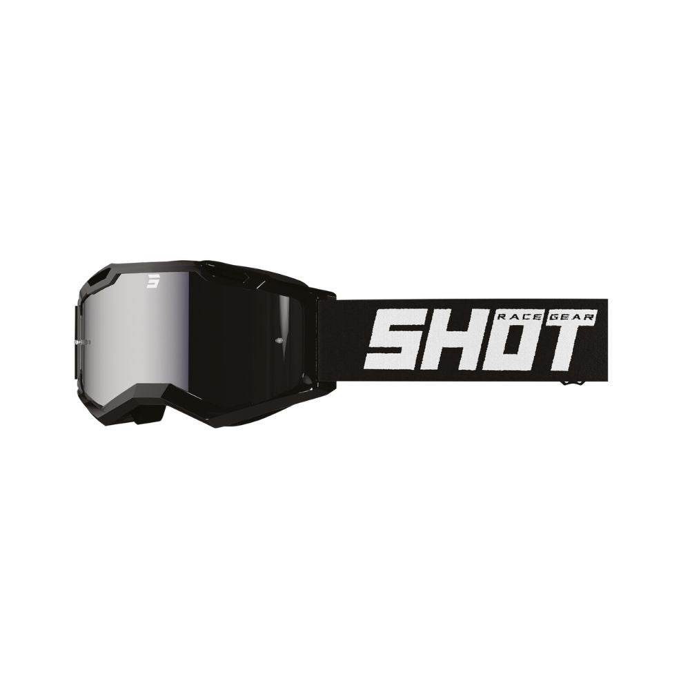 Óculos Shot Assault 2.0 Solid Iridium preto brilhante