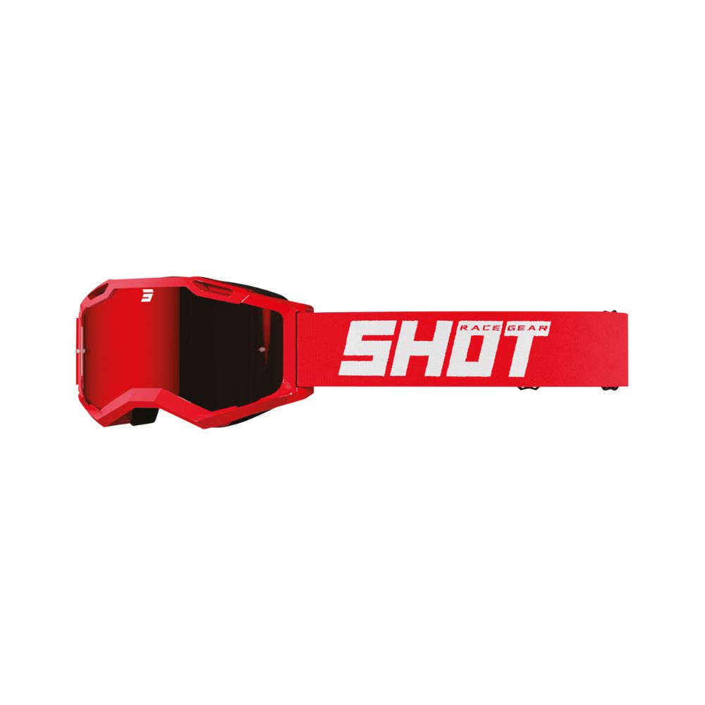 Óculos Shot Assault 2.0 Solid Irridium vermelho brilhante