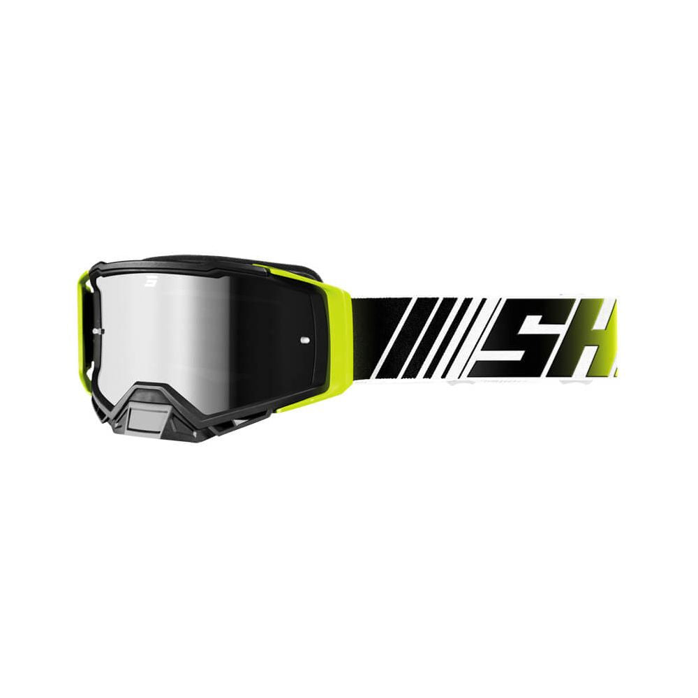 Masque Shot Core Stripe Neon Yellow Glossy