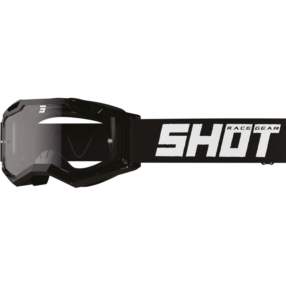 Óculos Shot Rocket Kid 2.0 Solid preto brilhante