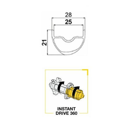 Par de Rodas MAVIC ALLROAD 1 DISC Tubeless Ready (Center Lock)