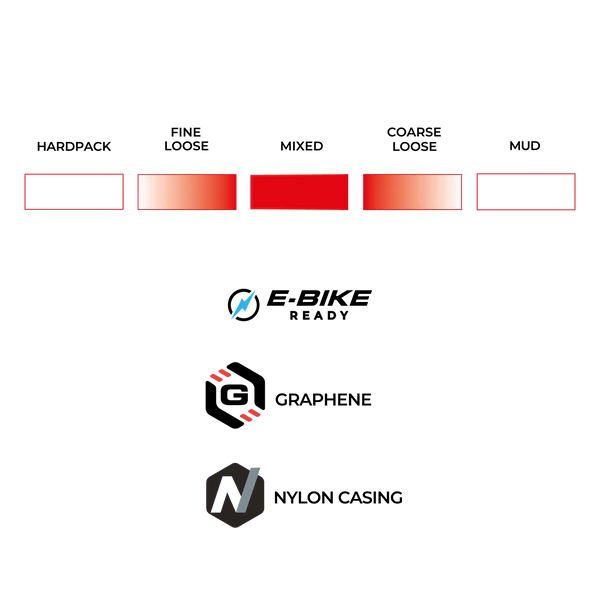 Pneu VITTORIA Mazza 29x2.4 Trail Graphene 2.0 Tubeless Ready Soft Black