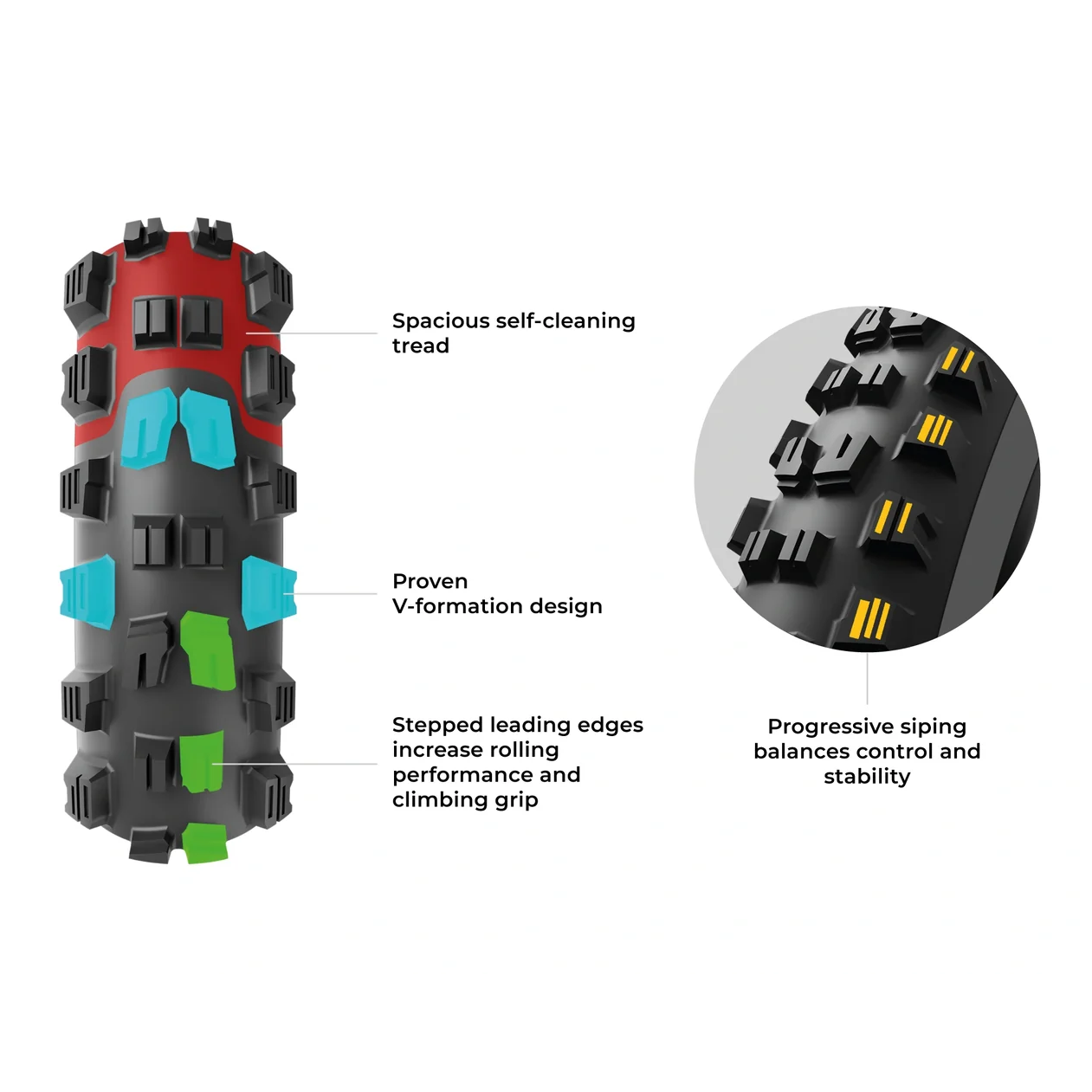 Pneu VITTORIA Mazza 29x2.4 Trail Graphene 2.0 Tubeless Ready Soft Black