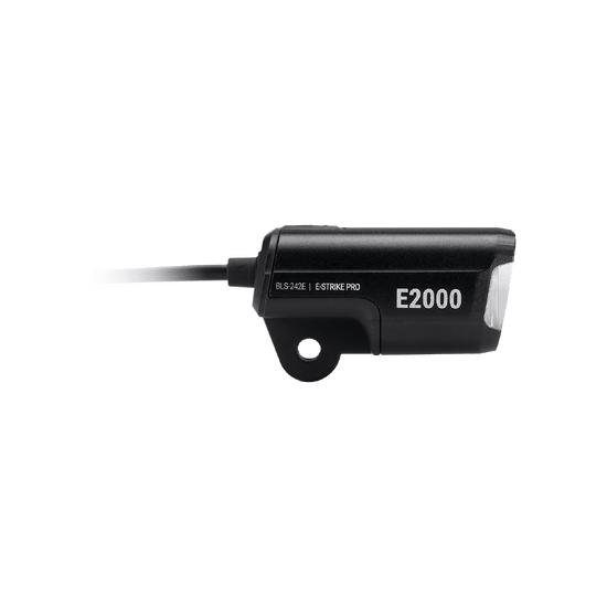 Iluminação frontal BBB E-STRIKE URBAN 2000 com controlo por cabo