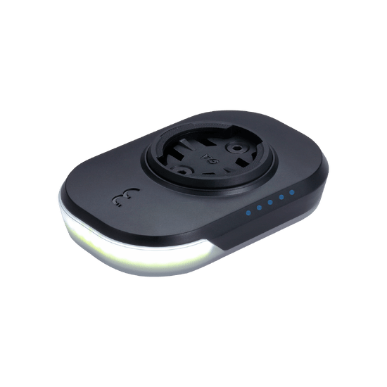 Farol dianteiro BBB SLICE 300 com inserção de GPS GARMIN WAHOO