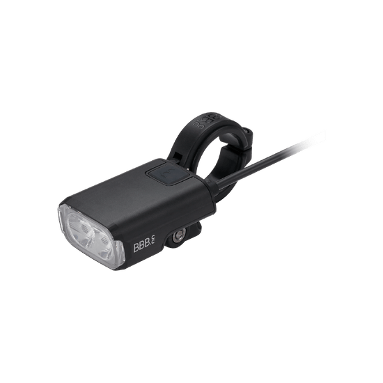Iluminação frontal BBB E-STRIKE URBAN 600 com controlo por cabo