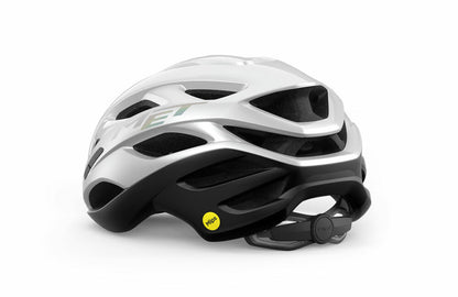 Capacete de estrada MET ESTRO MIPS branco holográfico mate/brilhante