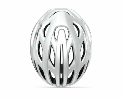 Capacete de estrada MET ESTRO MIPS branco holográfico mate/brilhante