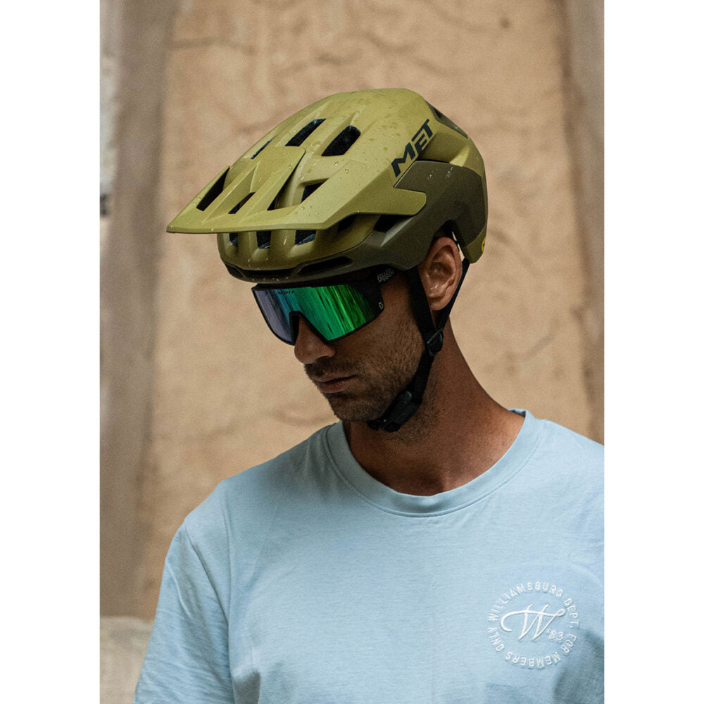 Capacete MET REVO MIPS MTB Azul/Verde