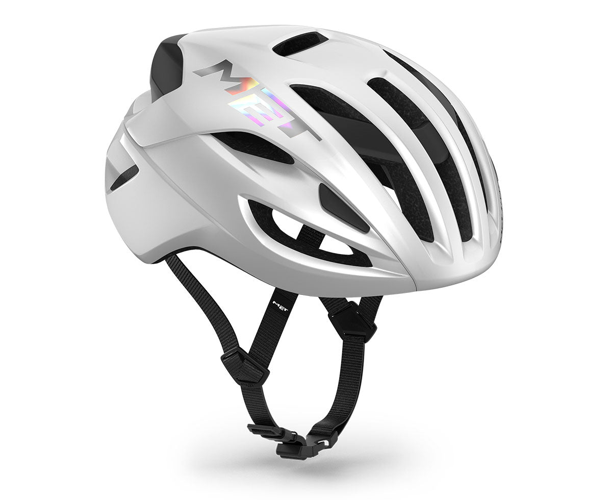 Capacete de estrada MET RIVALE MIPS Branco brilhante