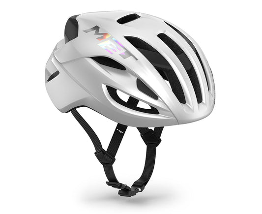 Capacete de estrada MET RIVALE MIPS Branco brilhante