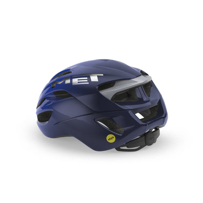 Capacete de estrada MET RIVALE MIPS azul luminoso brilhante